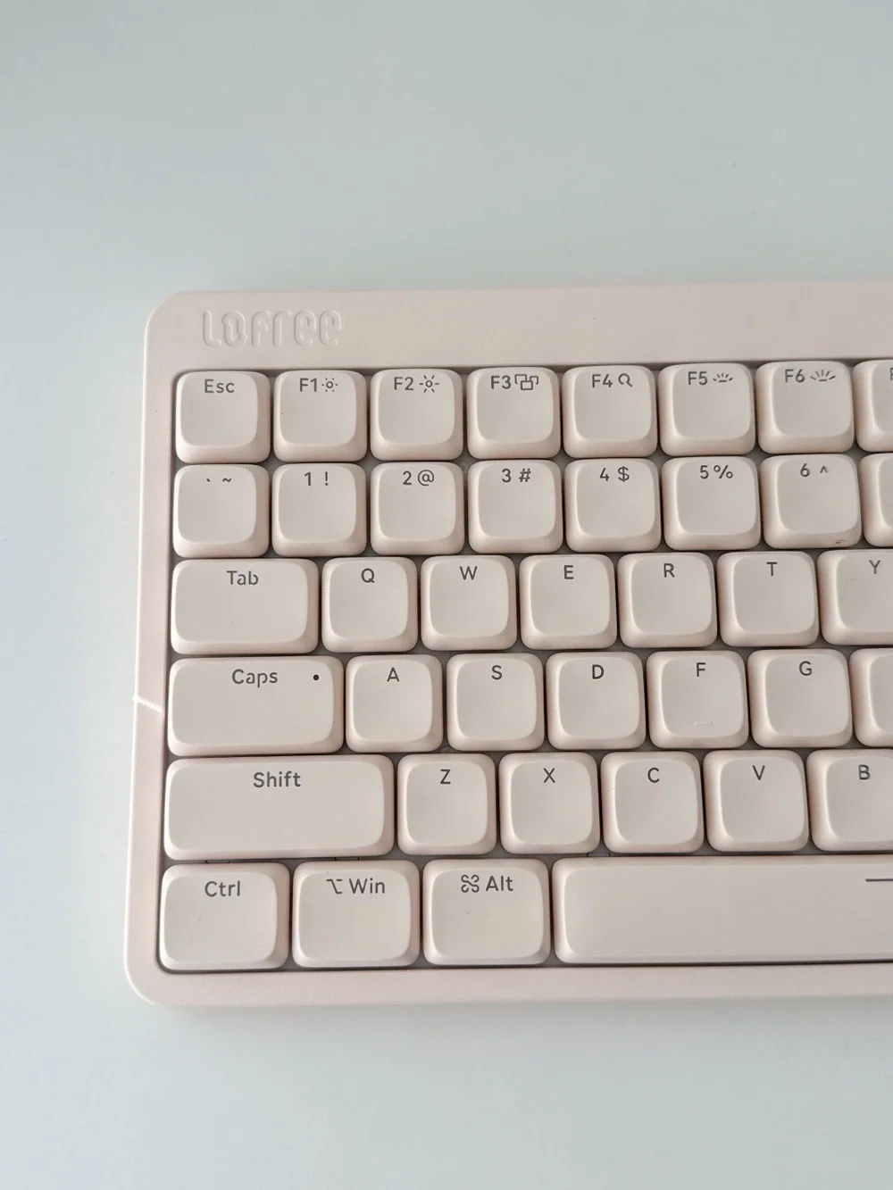 LOFREE Flow Lite Wireless Mechanical Keyboard 84-Key 75% Flamingo Low Profile